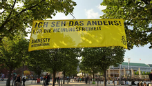 Amnesty International Mitgliederversammlung Mai 2023 in Hamburg. Bild: Dag von Bor