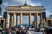 22.10.2023 | Solidarität mit Israel. Kundgebung vor dem Brandenburger Tor. Bild: Nick Jaussi | nick@jaussi.eu
