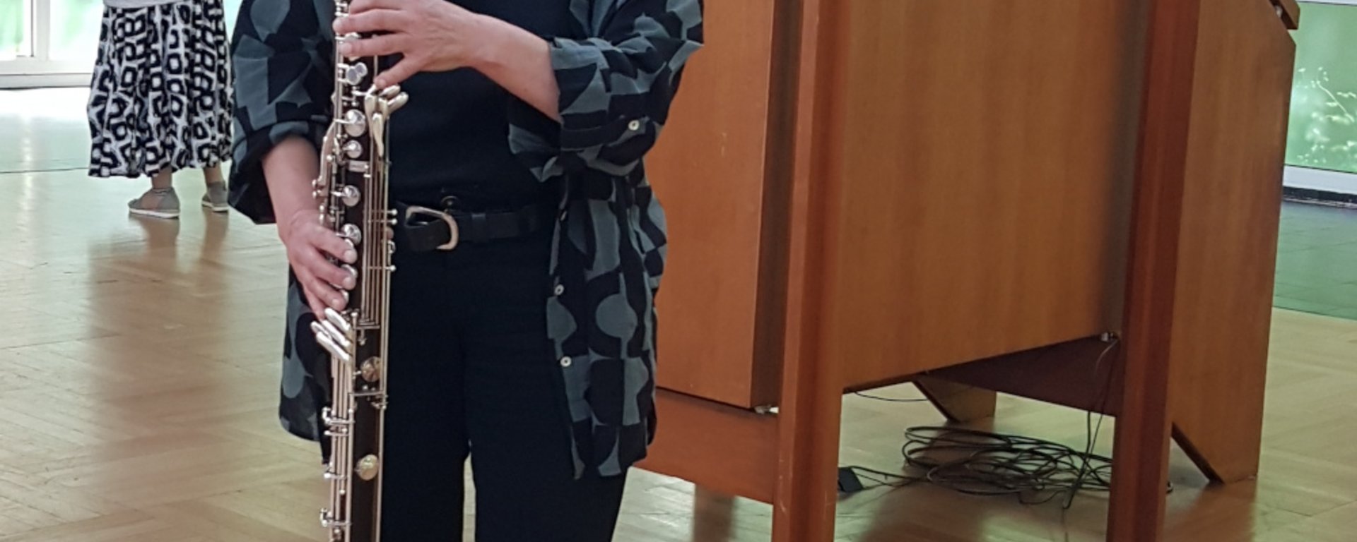 Bassklarinette gespielt von Astrid Graf