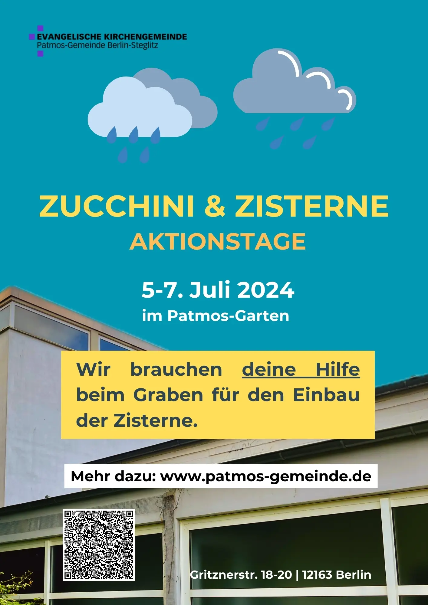 Zucchini und Zisterne Aktionstage (Poster) (A3) - 1