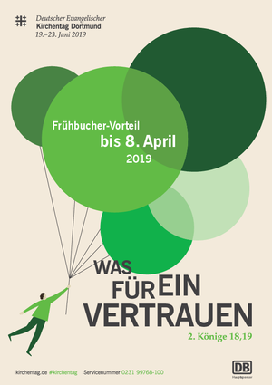 Plakat zum Kirchentag 2019 in Dortmund