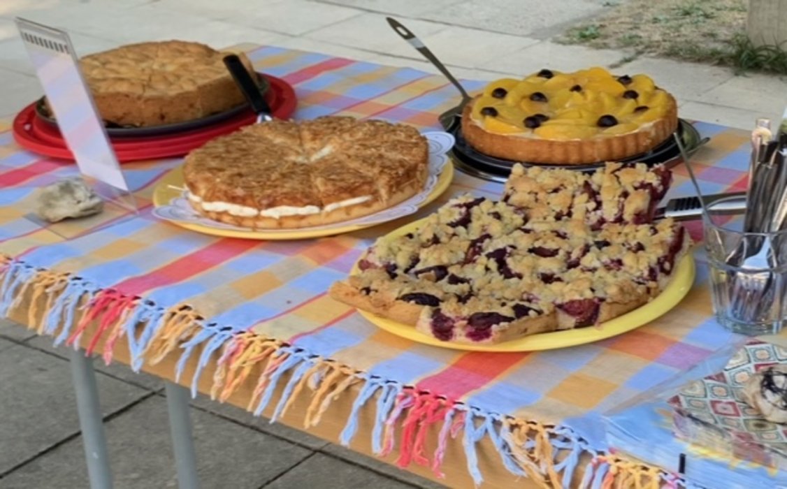 Das Kuchenbuffet am 10. September 2024.