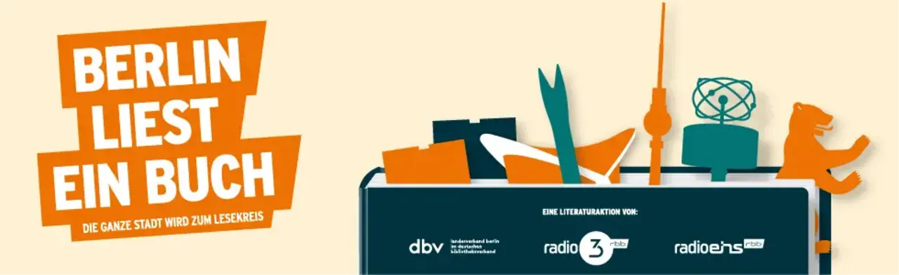 radioeins, radio3 und der Landesverband Berlin des Deutschen Bibliotheksverbands (dbv) lesen auch im nächsten Jahr wieder gemeinsam mit uns ein Buch.