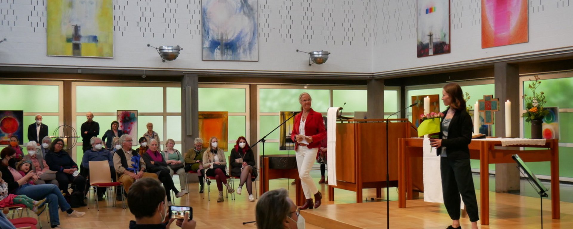 Ausstellungseröffnung vom 1. Mai 2022. Bild: Dietrich Graf