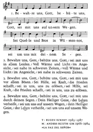 EG171 Bewahre uns Gott