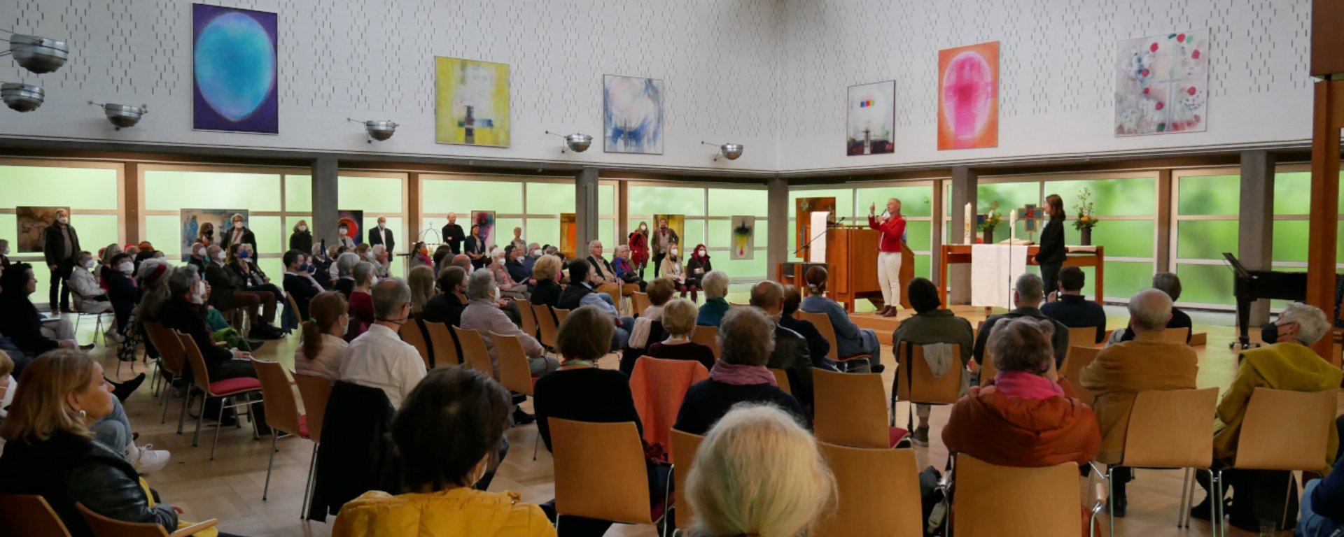 Ausstellungseröffnung vom 1. Mai 2022. Bild: Dietrich Graf