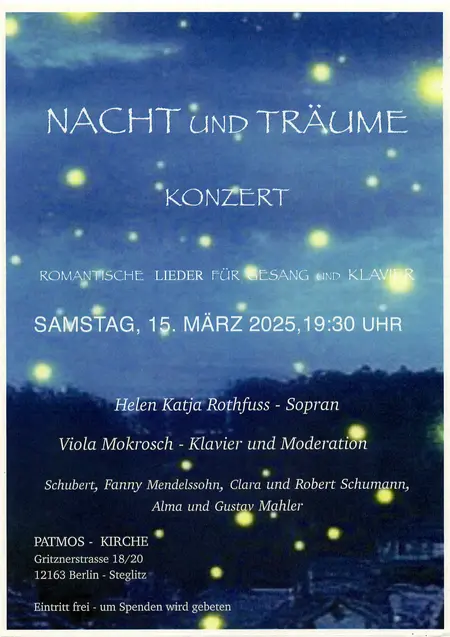 Plakat zum Konzert