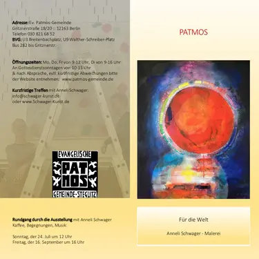 Cover der Einladung zur Vernissage vom 1. Mai 2022. Zum Video klicken!