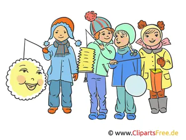 Laternenumzug Illustration von ClipArtFree