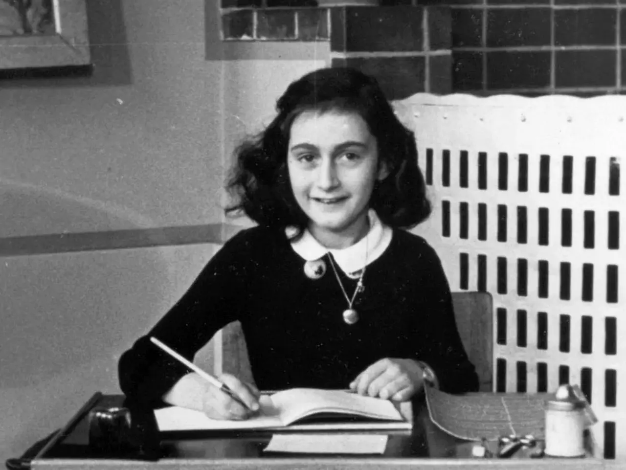 Anne frank in der Montessori Schule, 1940