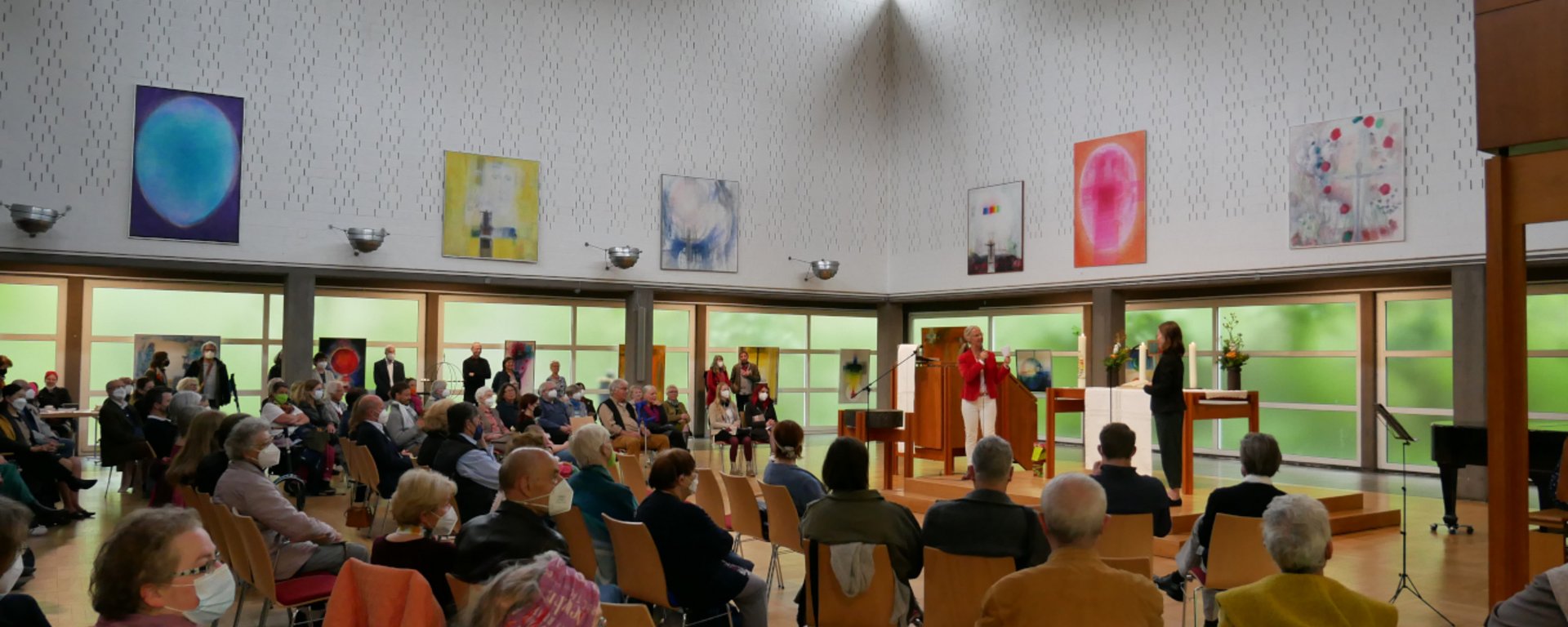 Ausstellungseröffnung vom 1. Mai 2022. Bild: Dietrich Graf