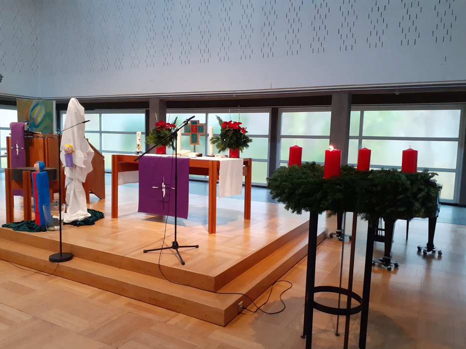 Bild aus dem Gottesdienst zum 1. Advent :: Bild: Jacqueline Hayden