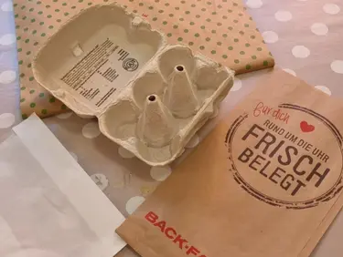 Lebensmittelausgabe der Matthäus-Gemeinde braucht Verpackungen. Bild: Viviane Woldach