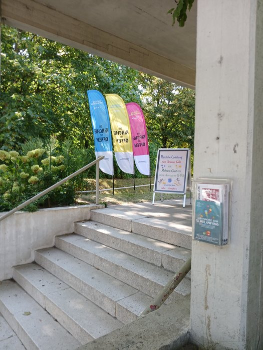 Begrüßung &amp; Einladung zum Sommercafé