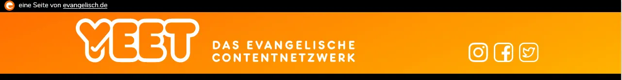 Bildschirmfoto yeet Banner bei evangelisch.de
