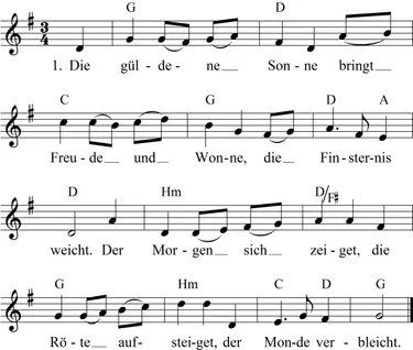 EG 444 :: Die güldene Sonne