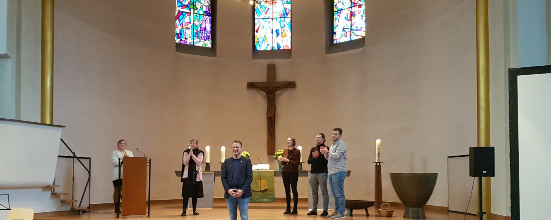 Henry Sprenglers Begrüßung in sein neues Amt.