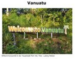 Coverausschnit der Broschüre Vanatu - eine Pazifik Länderkunde