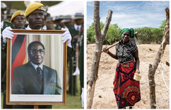 Bis 2017 herrschte in Simbabwe Diktator Robert Mugabe mit eiserner Hand. Er hinterließ ein verarmtes und hungerndes Land. Bild © Brot für die Welt