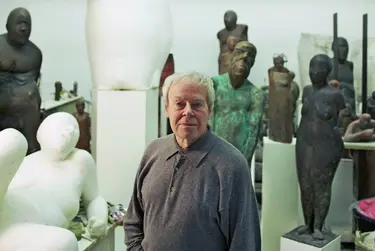 Waldemar Otto in seinem Atelier [Bild aus seiner Website]