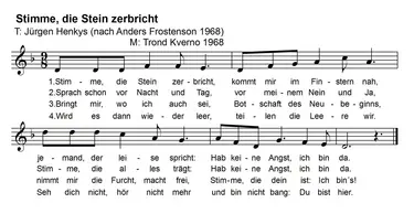 Die Lieder und Sätze stehen für die Gemeindearbeit kostenlos zum Herunterladen zur Verfügung. [Amt für Kirchenmusik Ev. Landeskirche Württemberg]