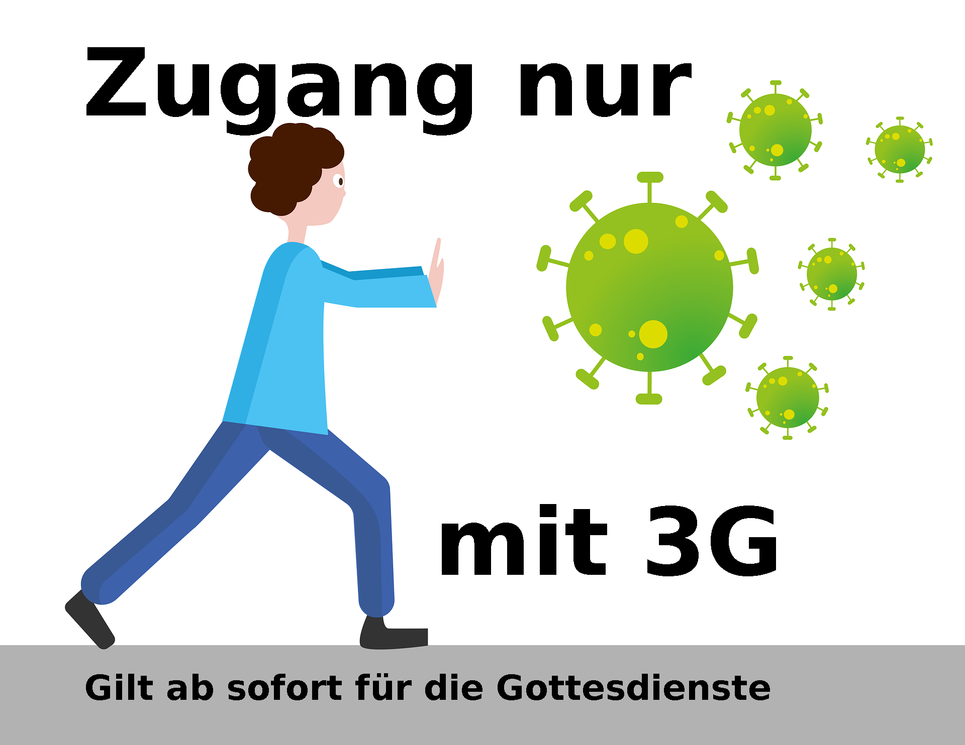 Symbolbild für 3G - Bild Coroan von Alexandra Koch - Betextet