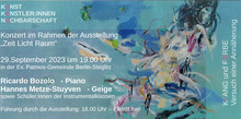 Flyercover Klang & Farbe :: Konzert & Führung durch die Ausstellung