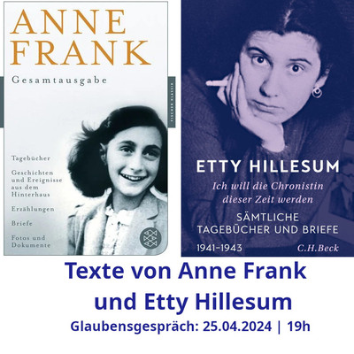 Symbolbild: Tagebücher: Anne Frank & Etty Hillesum. Bild: jh